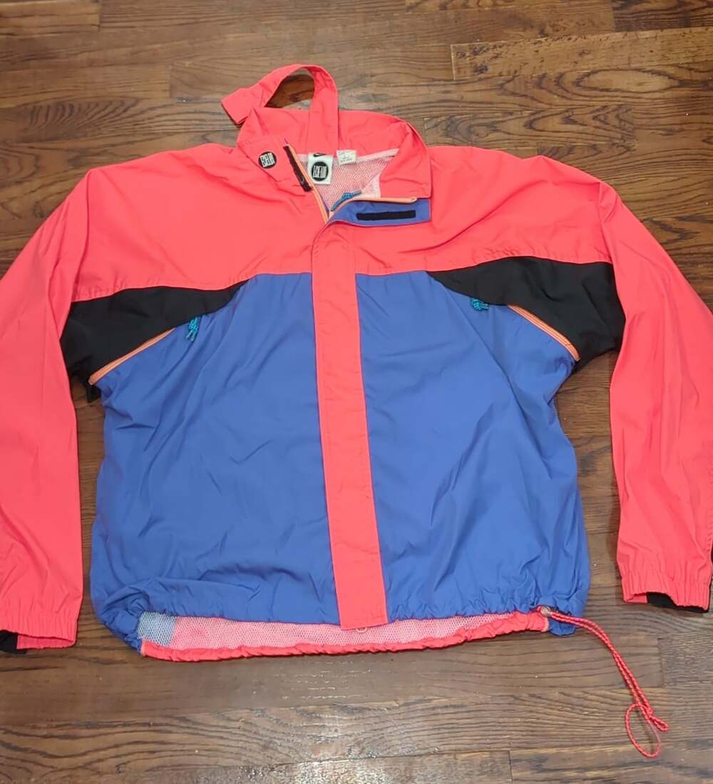 Echelon Vintage 90s Colorblock Windbreaker Size L Retro Ski Jacket